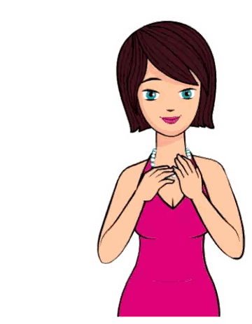 Woman in Pink Dress and Pearls