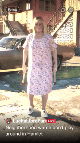 Woman in Pink Dress Holding Axes Beside Brown Car