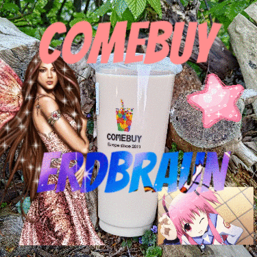 Woman In Pink Dress Next To Comebuy Cup GIF