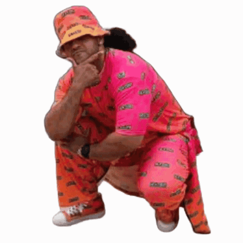 Woman In Pink Outfit Disintegrate GIF