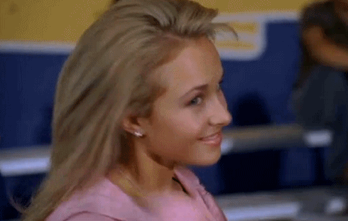 Woman In Pink Shirt Close Up GIF