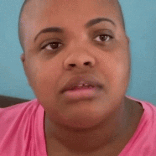 Woman in Pink Shirt Close Up