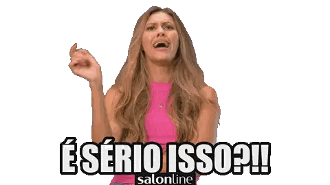Woman in Pink Top Pointing at Salonline
