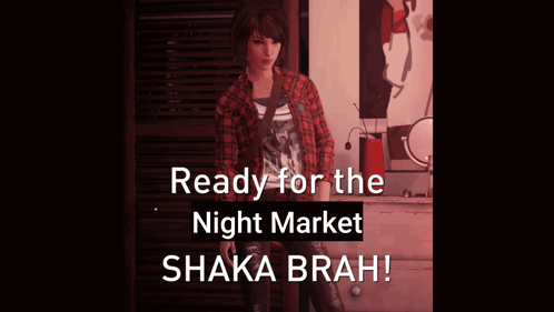 Woman In Plaid Shirt Ready For The Night Market Shaka Brah GIF