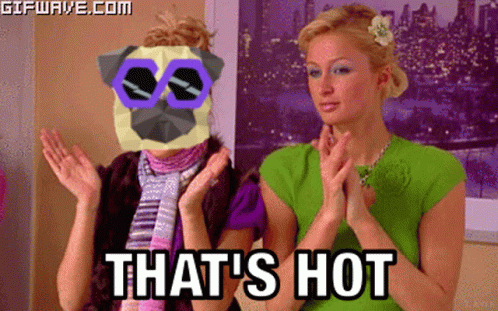 Woman In Pug Mask Applauds GIF
