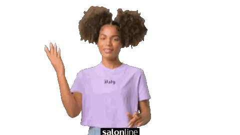 Woman in Purple Baby Shirt