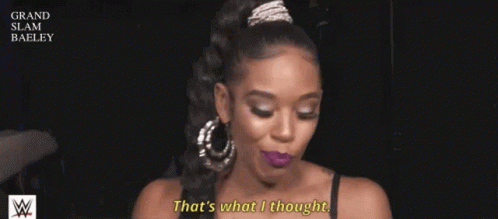 Woman in Purple Lipstick Saying That's What I Thought