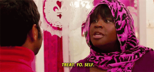 Woman In Purple Scarf Talking To Man GIF