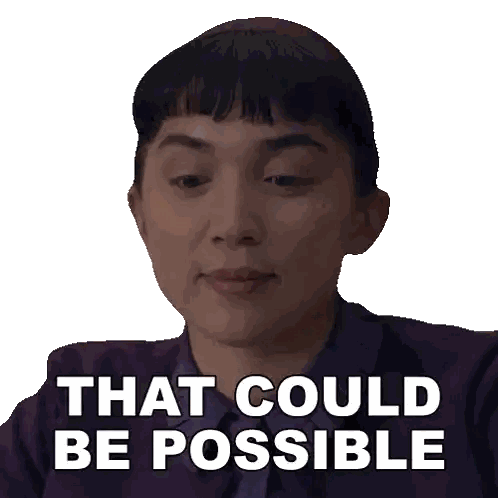 Woman in Purple Shirt Says That Could Be Possible