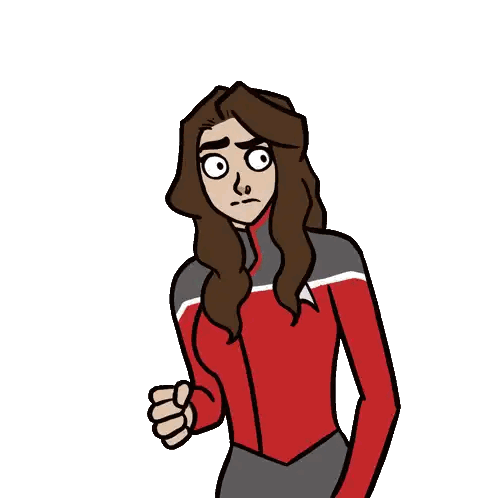 Woman in Red and Gray Jacket