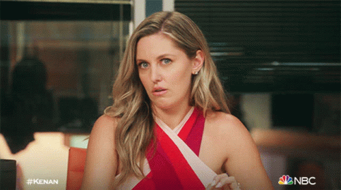 Woman in Red and White Dress
