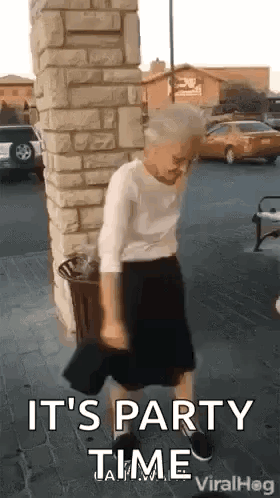 Woman in Red Dress Dancing