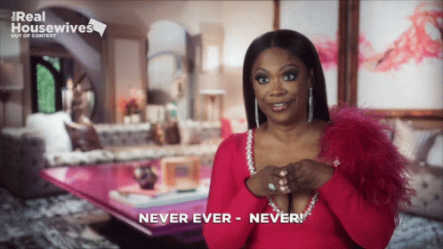 Woman in Red Dress Says Never Ever