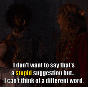 Woman in Red Jacket Saying I Don't Want to Say