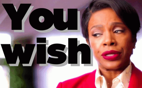 Woman in Red Jacket Saying You Wish