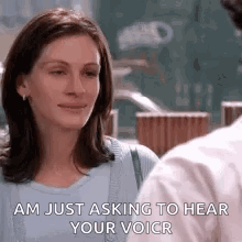 Woman In Red Jacket Says It's What Girls Do On SNL GIF