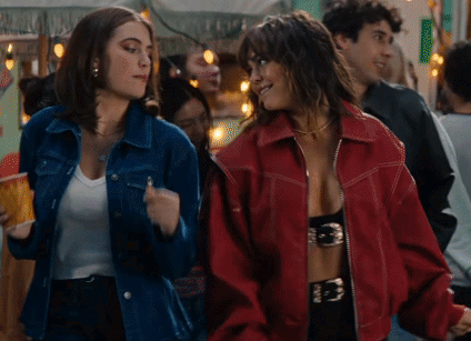 Woman in Red Jacket Smiling
