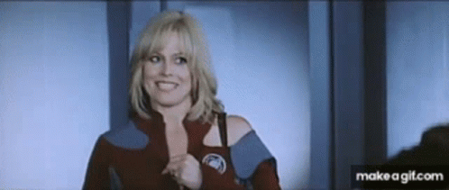 Woman in Red Jacket Smiling