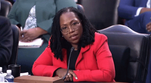 Woman In Red Jacket With Microphone GIF