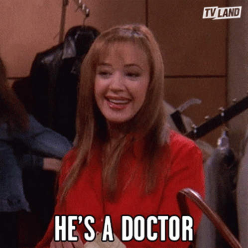 Woman in Red Shirt Says He's a Doctor in TV Land Ad
