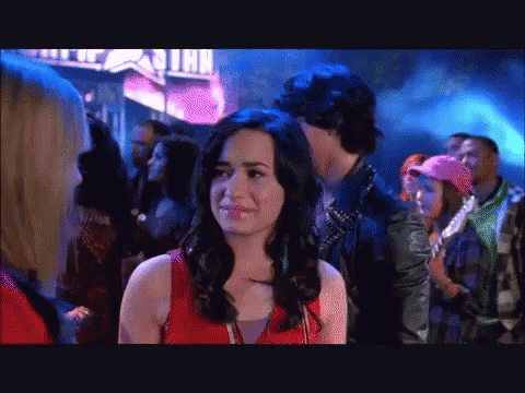 Woman In Red Top Smiling GIF