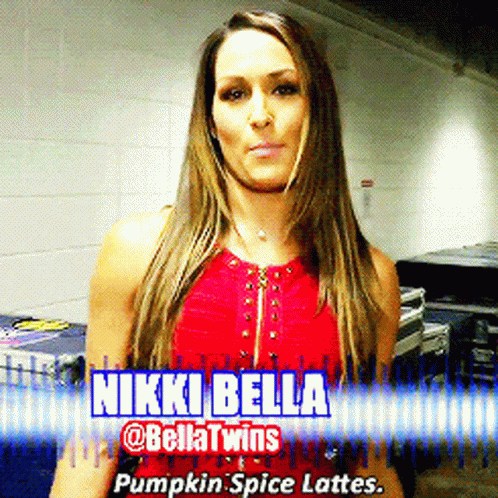 Woman in Red Top With Nikki Bella
