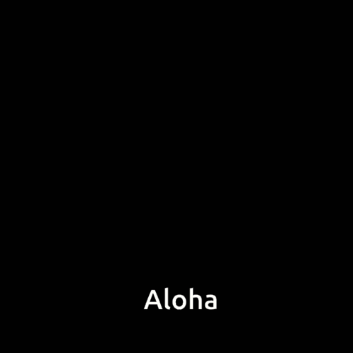 Woman in Scrub Top Saying Aloha