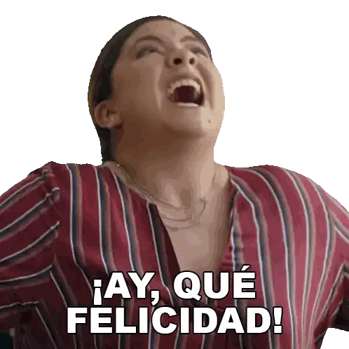 Woman in Striped Shirt Laughing Happiness