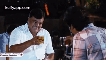Woman In Suit Drinking Bottle Saying I Guess You Should Not Drink GIF