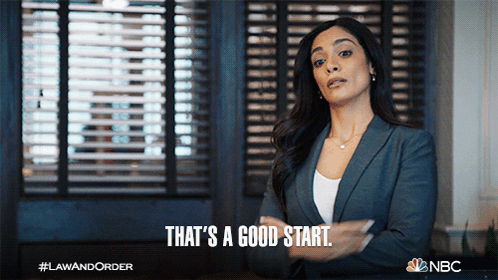 Woman in Suit Says That's a Good Start