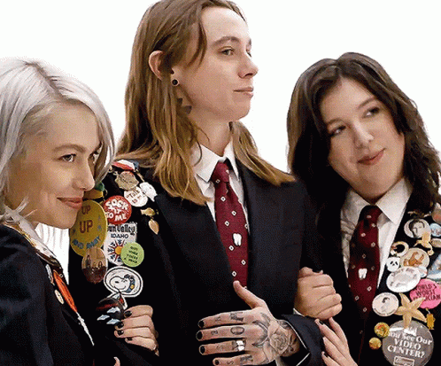 Woman in Suit With Idaho Badge