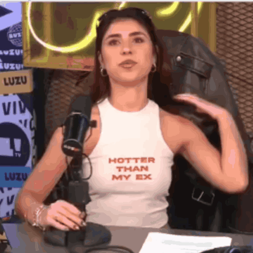 Woman In Tank Top Hotter Than My Ex GIF