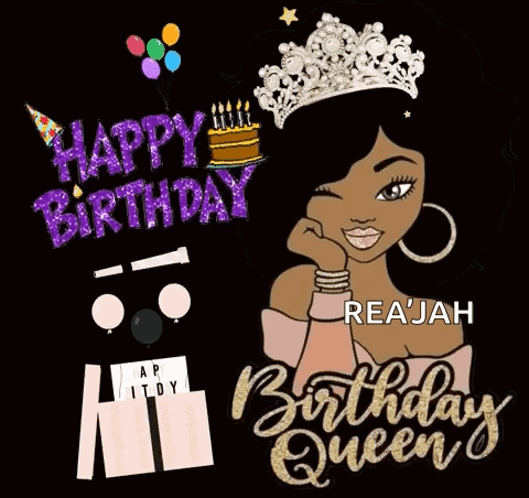 Woman in Tiara with Birthday Cake