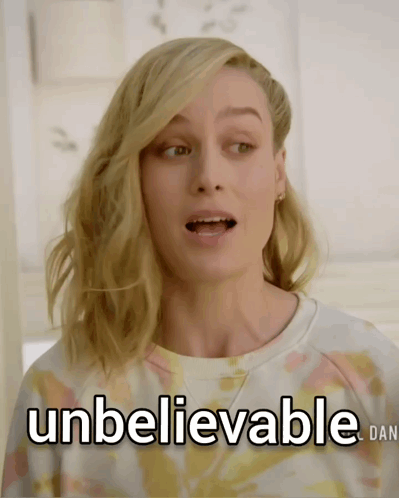 Woman In Tie-Dye Shirt Says Unbelievable GIF