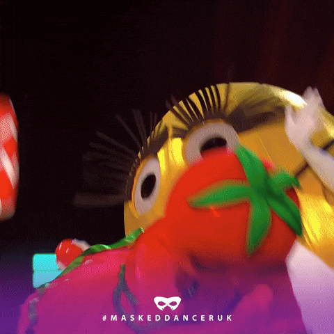 Woman In Tomato Costume GIF