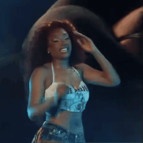 Woman In True Love Crop Top GIF