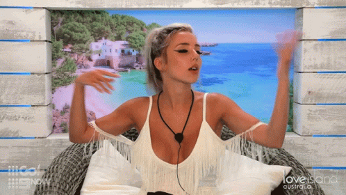 Woman in White at Love Island Australia Poster