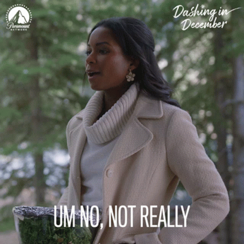 Woman in White Coat Saying Um No Not Really