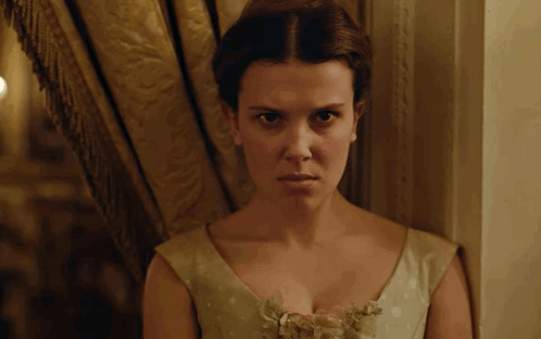 Woman In White Dress Angry GIF