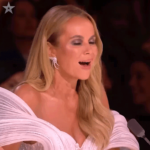 Woman in White Dress Singing