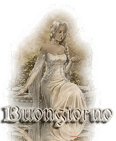 Woman in White Dress Sitting by Fountain