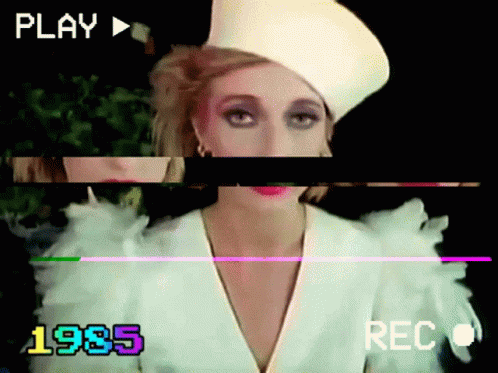 Woman in White Hat 1985 Video