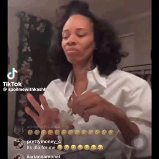 Woman in White Shirt Making Funny Face