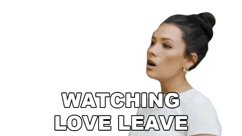 Woman in White Shirt Watching Love Leave
