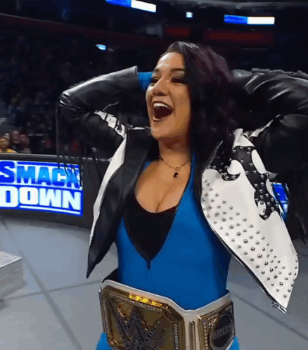 Woman in Wrestling Ring Smack Down