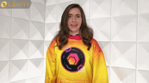 Woman in Yellow and Red Hoodie