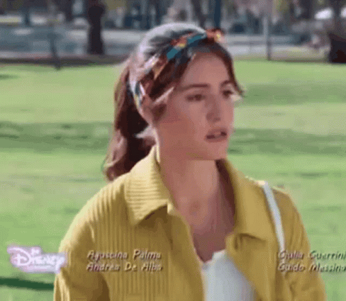 Woman in Yellow Jacket and Headband