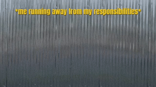 Woman In Yellow Jacket Running Away GIF