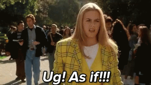 Woman in Yellow Plaid Jacket Saying Ug As If to Crowd