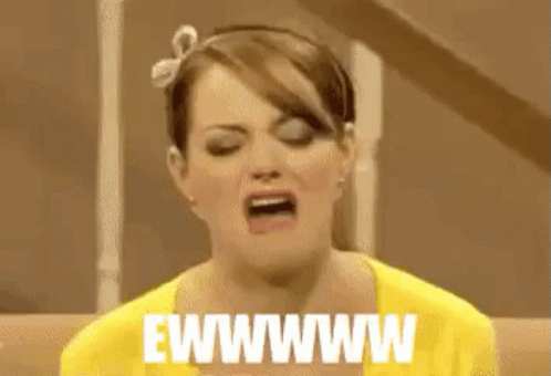 Woman in Yellow Shirt Making Funny Face